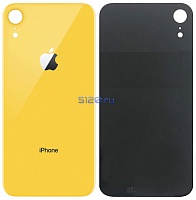 Задняя крышка для iPhone XR, желтая
