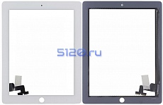 Сенсорное стекло (тачскрин) для iPad 2, белое