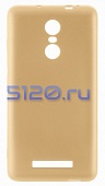 Чехол для Xiaomi Redmi Note 3 J-case силиконовый, золотой