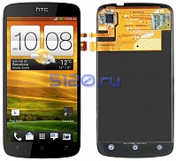 Дисплей для HTC One S в сборе с тачскрином, черный