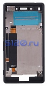 Средняя часть корпуса (рамка) для Sony Xperia M4 Aqua, черная