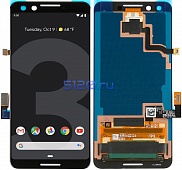 Дисплей для Google Pixel 3 в сборе с тачскрином, черный