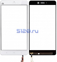 Сенсорное стекло (тачскрин) для Xiaomi Mi Note, белое