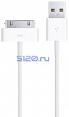 Кабель USB DATA 1M для iPhone 4/4S, белый