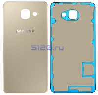 Задняя крышка для Samsung Galaxy A7 (A710 2016) золотая