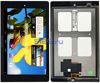 Дисплей для Lenovo Yoga Tablet 8 в сборе с тачскрином, черный