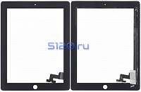 Сенсорное стекло (тачскрин) для iPad 2, черное