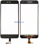 Сенсорное стекло (тачскрин) для Xiaomi Redmi Note 5A, черное