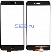 Сенсорное стекло (тачскрин) для Huawei Honor 8 Lite, черное