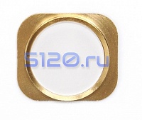 Кнопка HOME для iPhone 5S золотая